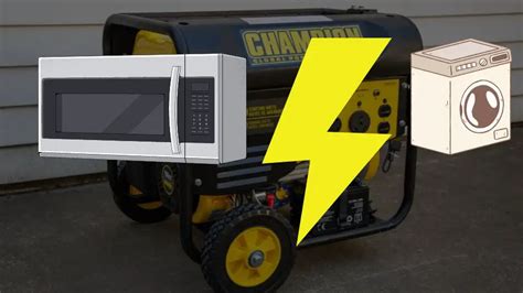 How many appliances can a 3500 watt generator run?