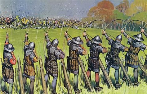 How many arrows did English archers carry?