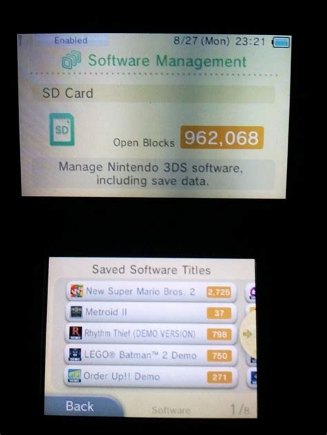 How many blocks is 128GB on 3DS?