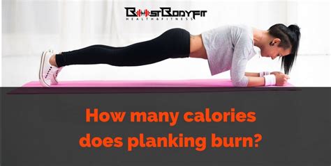 How many calories does a 7 minute plank burn?