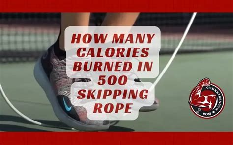 How many calories is 500 skips?