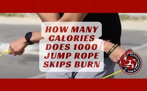 How many calories is a 1000 skips?