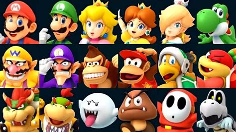How many characters can you play as in Super Mario Party?
