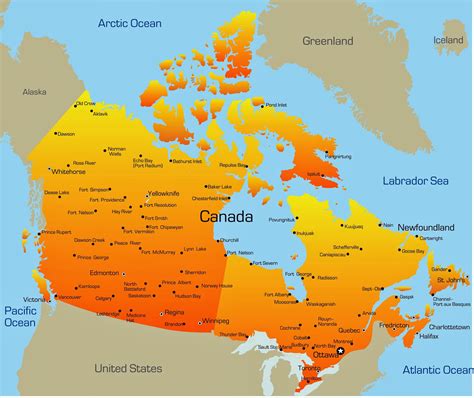How many cities are Canada?