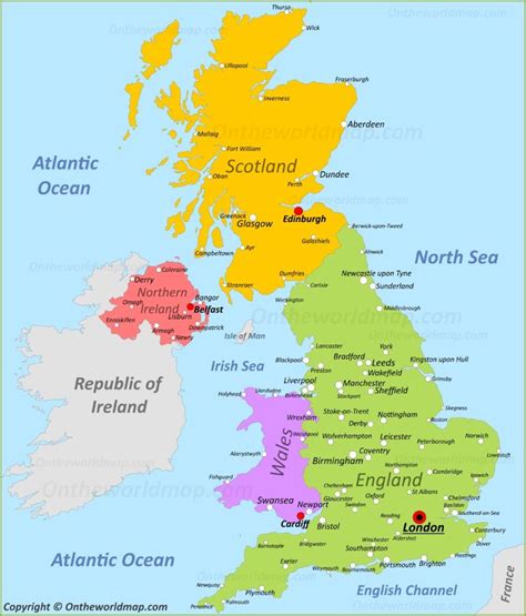 How many cities is in UK?