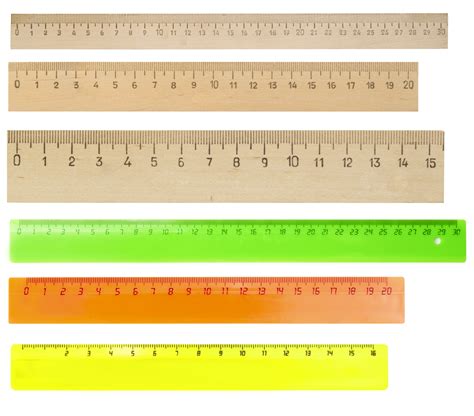 How many cm is a normal scale?