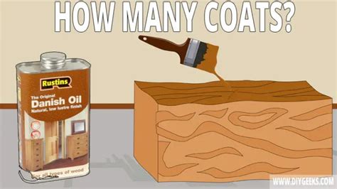How many coats of Danish Oil are needed?