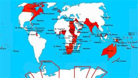 How many countries did Britain colonize?