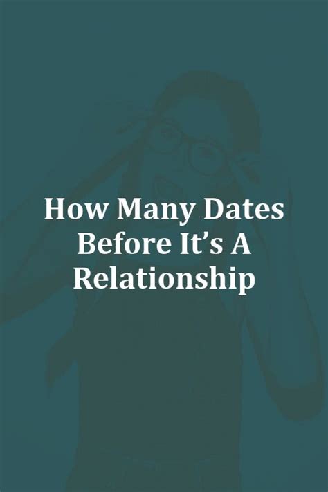 How many dates lead to a relationship?