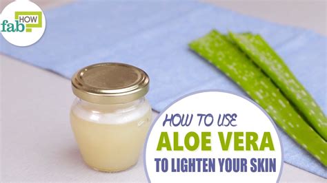 How many days aloe vera can lighten skin?