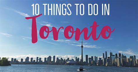 How many days do you need to tour Toronto?