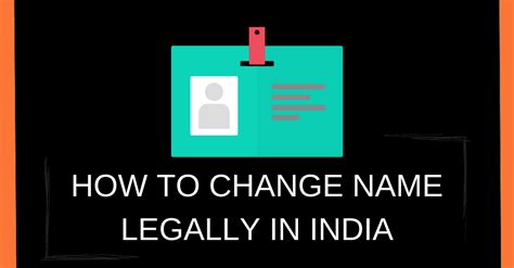 How many days it will take to change name legally in India?