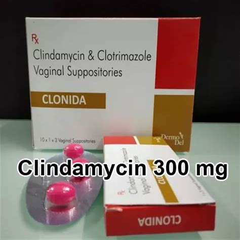 How many days should you take clindamycin 300 mg for tooth infection?