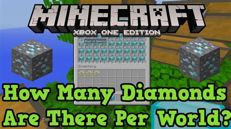 How many diamonds are in 1 chunk?