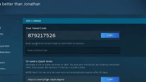 How many digits is a Steam friend code?