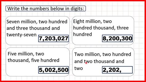 How many digits is a million?