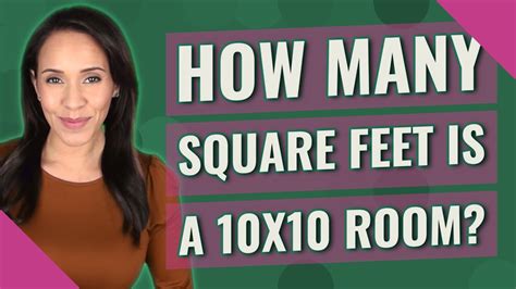 How many feet is a 10X10 square?
