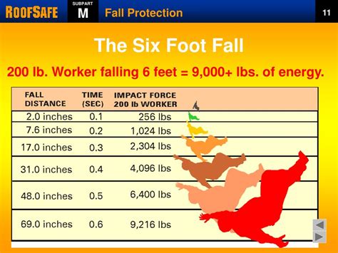 How many feet is a fall considered severe?
