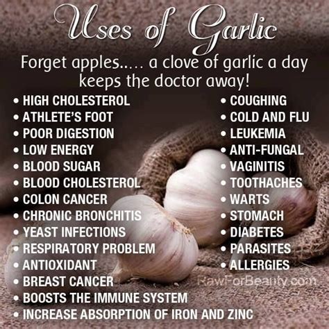 How many garlic cloves a day to fight infection?