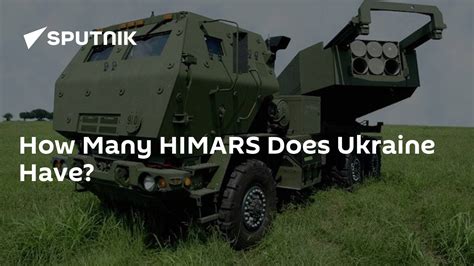 How many himars does Ukraine have?