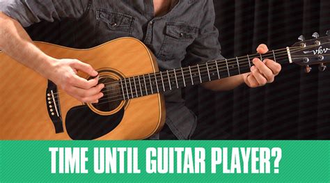 How many hours is decent at guitar?