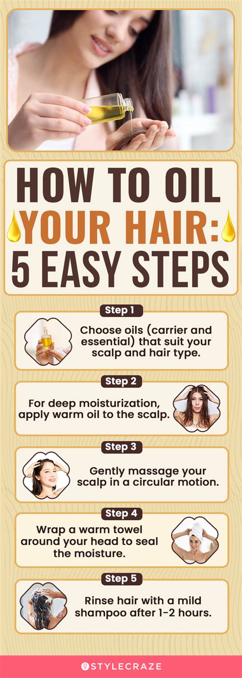 How many hours oil should be in hair?