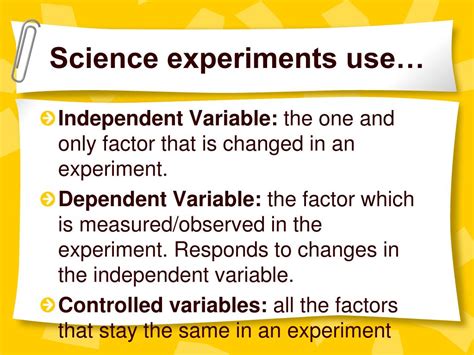 How many independent variables should there be in an experiment?