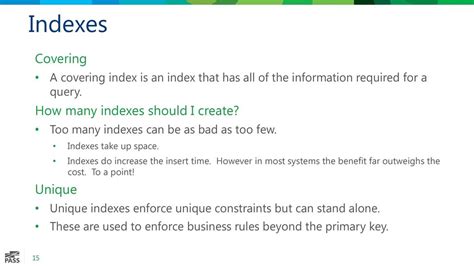 How many indexes should I create?