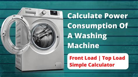 How many kW does a washing machine use per hour?