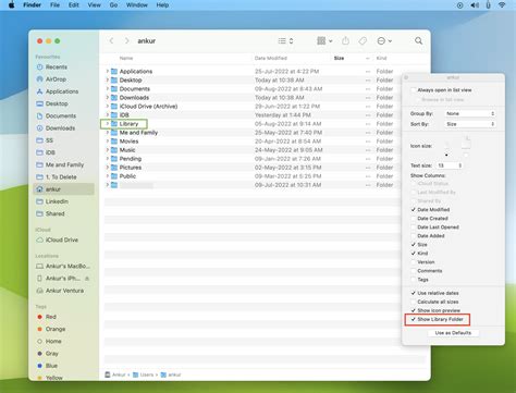 How many library folders are there on Mac?