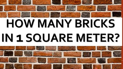 How many m2 is 1000 bricks?
