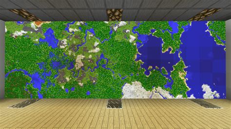 How many maps does it take to cover a Minecraft world?
