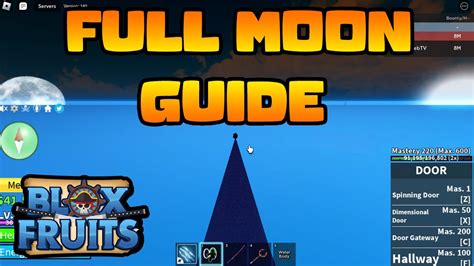 How many minutes does full moon last in Blox fruits?
