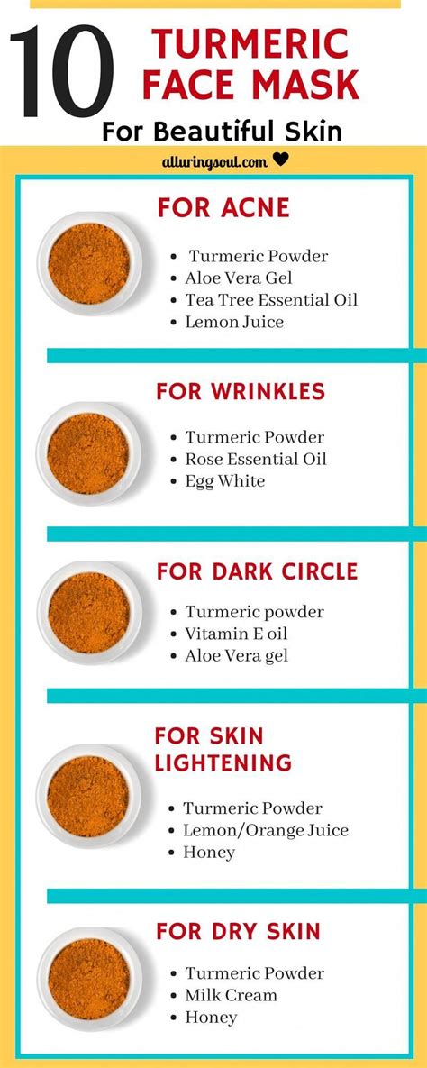 How many minutes should turmeric stay on face?