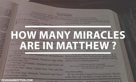 How many miracles are there in Christianity?