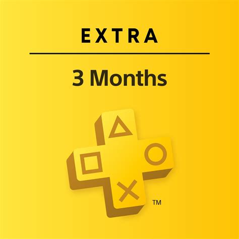 How many months is PS Plus extra?