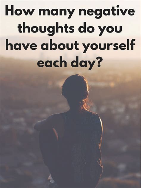 How many negative thoughts do you have a day?