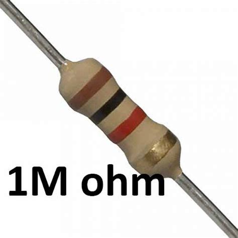 How many ohms is 1m ohm?