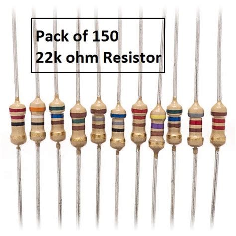How many ohms is a 22K resistor?