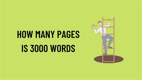 How many pages is 3000 characters?