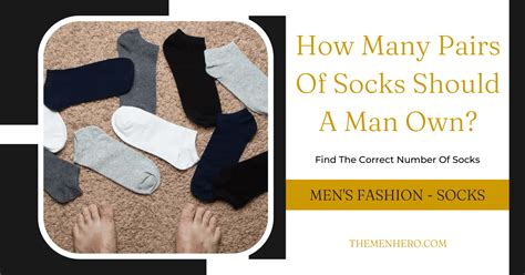How many pairs of socks should I wear?