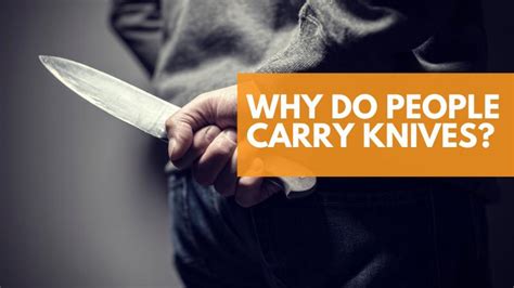 How many people carry knives?