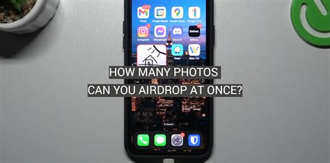 How many pictures can you AirDrop at once?