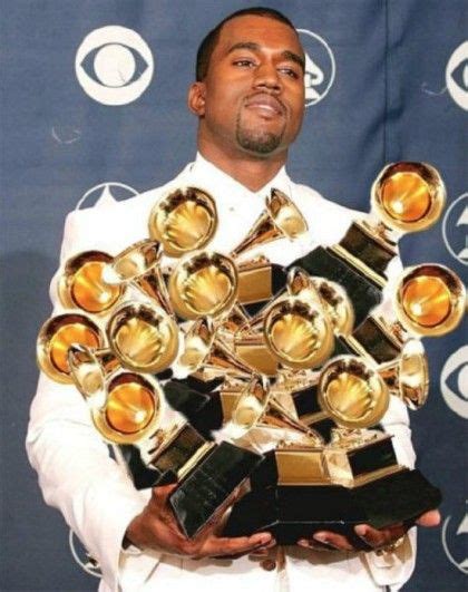 How many platinum plaques does Kanye have?