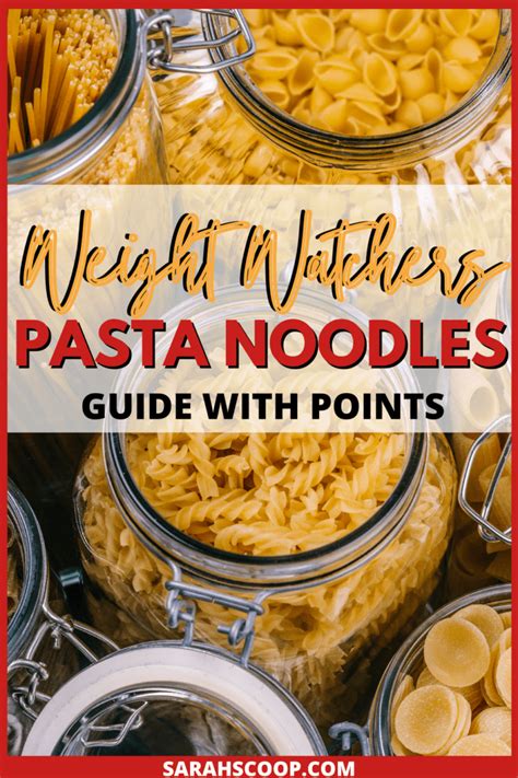 How many points is pasta on Weight Watchers?