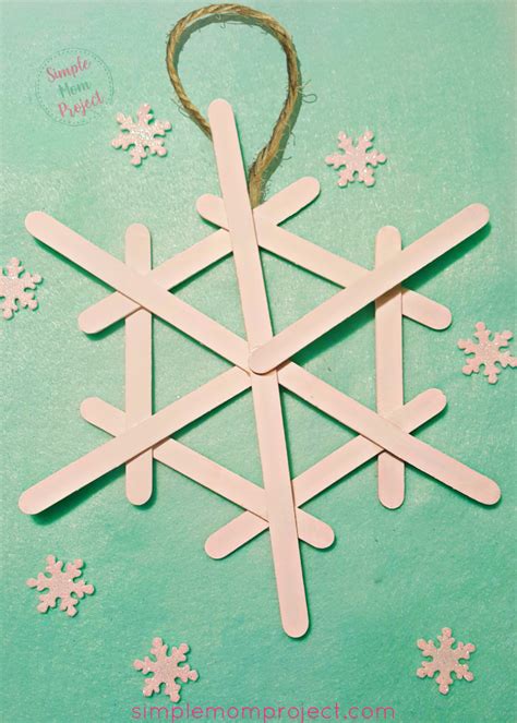 How many popsicle sticks does it take to make a snowflake?