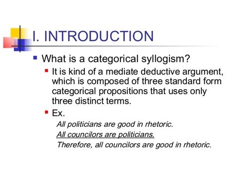 How many propositions are in a categorical syllogism?