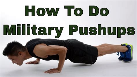 How many pushups do Army men do?