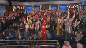 How many seats are in the Ellen show audience?