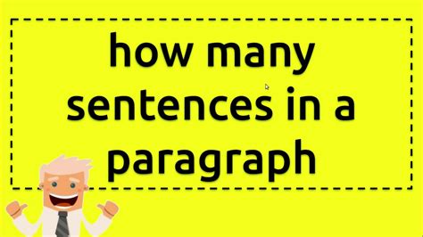 How many sentences is a paragraph?